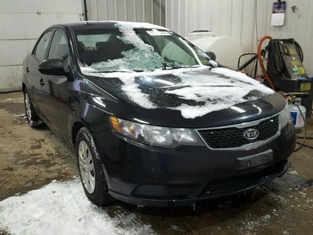 KNAFU4A21C5472072 - 2012 KIA FORTE EX BLACK photo 1