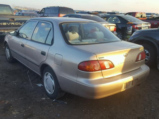 1NXBR12E7WZ047083 - 1998 TOYOTA COROLLA VE TAN photo 3