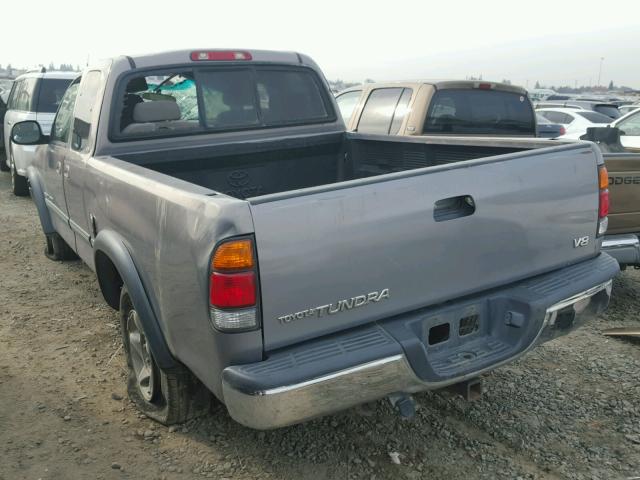 5TBRT3417YS021903 - 2000 TOYOTA TUNDRA ACC BLUE photo 3