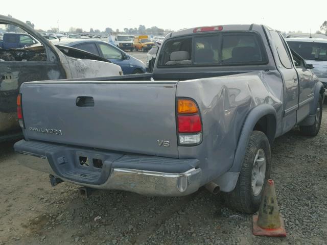 5TBRT3417YS021903 - 2000 TOYOTA TUNDRA ACC BLUE photo 4