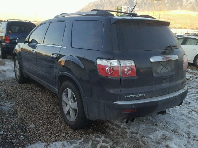1GKKVRED9CJ101549 - 2012 GMC ACADIA SLT შავი ფოტო 3