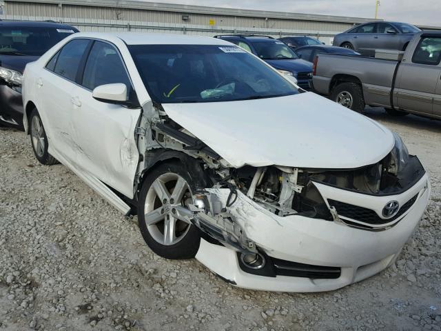 4T1BF1FK7CU514278 - 2012 TOYOTA CAMRY BASE WHITE photo 1