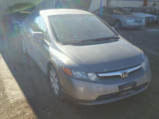 1HGFA16596L060187 - 2006 HONDA CIVIC LX GRAY photo 1