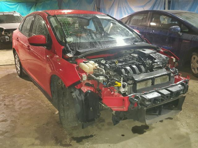 1FAHP3F27CL173127 - 2012 FORD FOCUS SE RED photo 1