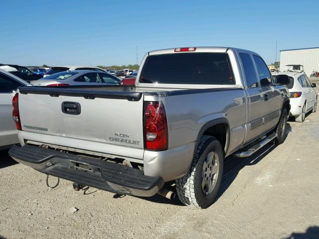 2GCEC19V751166707 - 2005 CHEVROLET SILVERADO SILVER photo 4