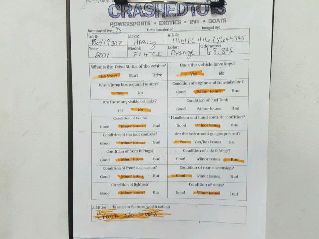 1HD1FC4167Y644345 - 2007 HARLEY-DAVIDSON FLHTCUI TWO TONE photo 20