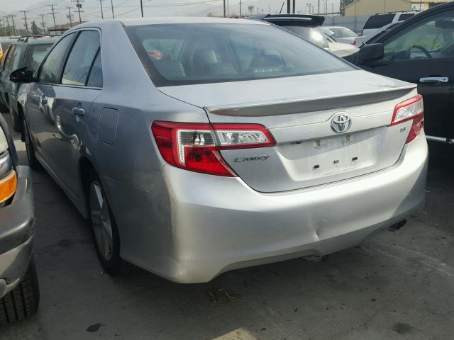 4T1BF1FK3EU805346 - 2014 TOYOTA CAMRY L SILVER photo 3