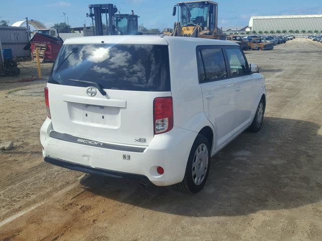 JTLZE4FE9EJ055541 - 2014 TOYOTA SCION XB WHITE photo 4