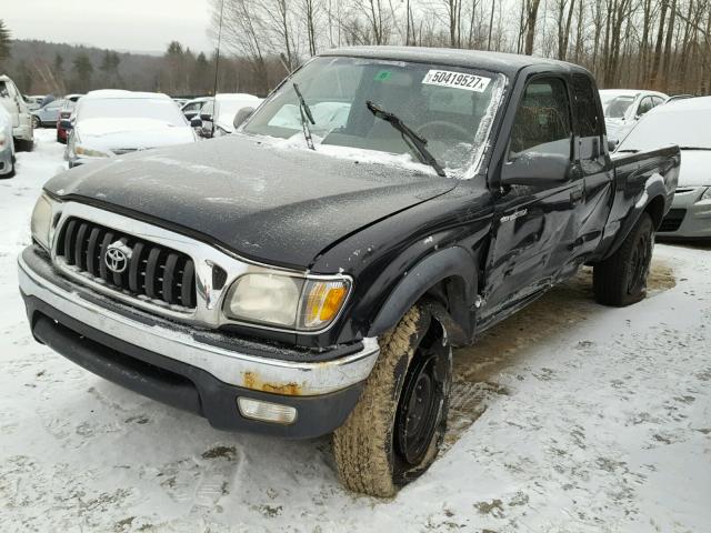 5TEWM72N83Z181806 - 2003 TOYOTA TACOMA XTR BLACK photo 2