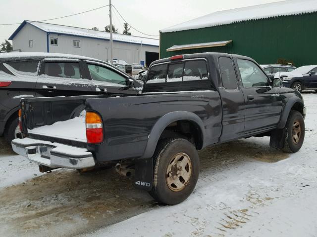 5TEWM72N83Z181806 - 2003 TOYOTA TACOMA XTR BLACK photo 4