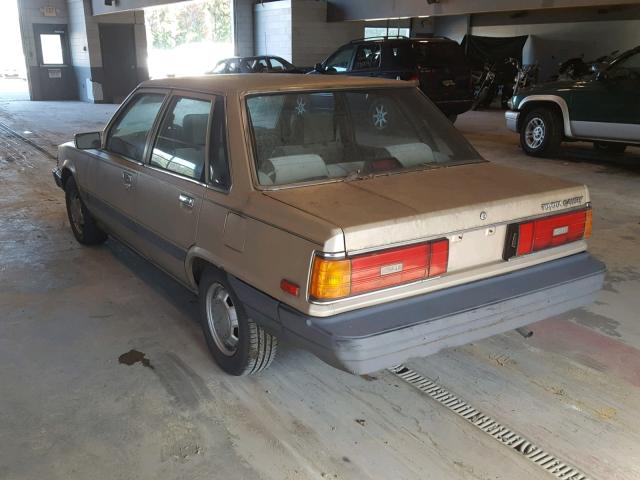 JT2SV12E6G0488303 - 1986 TOYOTA CAMRY DLX TAN photo 3