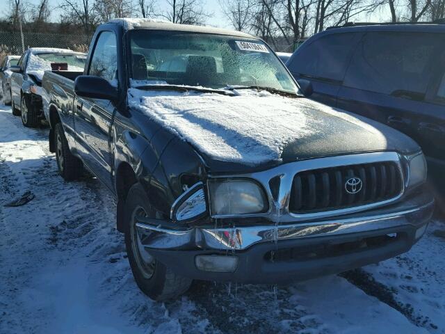 5TENL42N52Z087345 - 2002 TOYOTA TACOMA GREEN photo 1