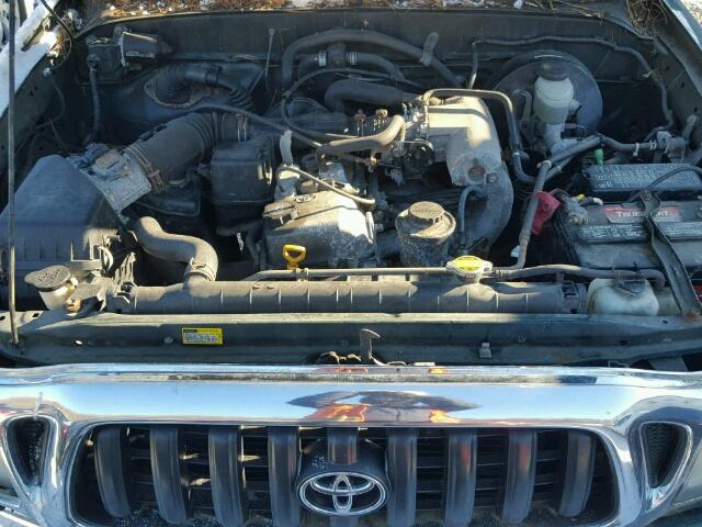 5TENL42N52Z087345 - 2002 TOYOTA TACOMA GREEN photo 7