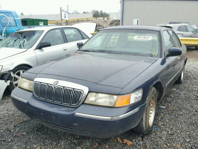 2MEFM75WXXX616142 - 1999 MERCURY GRAND MARQ BLUE photo 2