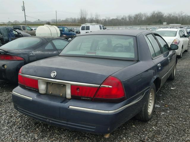 2MEFM75WXXX616142 - 1999 MERCURY GRAND MARQ BLUE photo 4