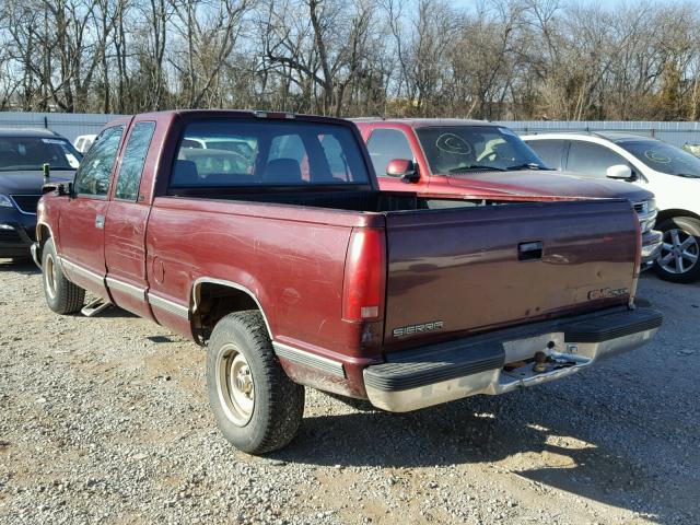 1GTEC19M3VE516159 - 1997 GMC SIERRA C15 MAROON photo 3