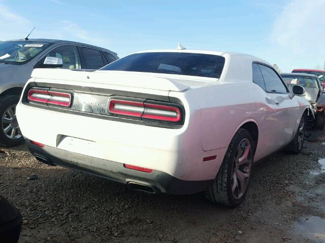 2C3CDZBG8FH804829 - 2015 DODGE CHALLENGER WHITE photo 4