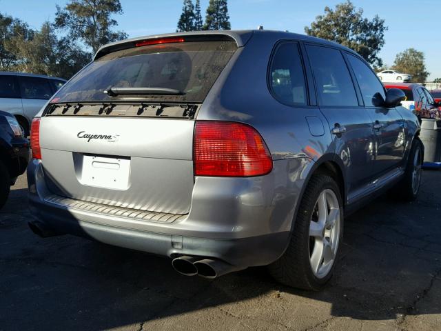 WP1AB29P04LA62513 - 2004 PORSCHE CAYENNE S GRAY photo 4