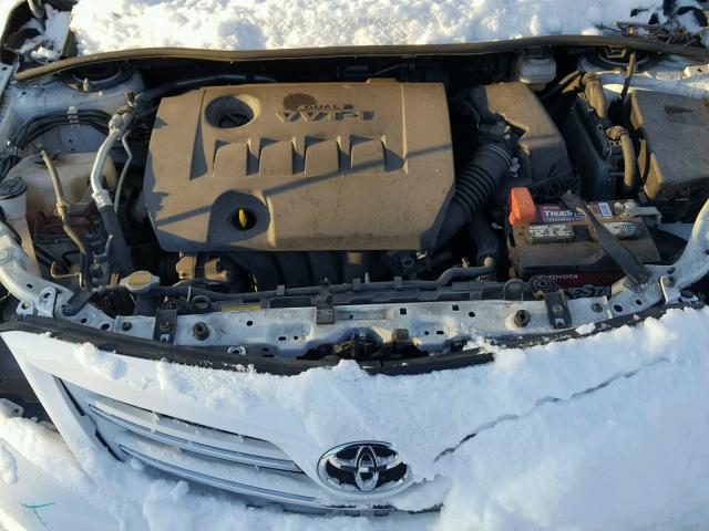 2T1BU4EE1DC063614 - 2013 TOYOTA COROLLA BA WHITE photo 7