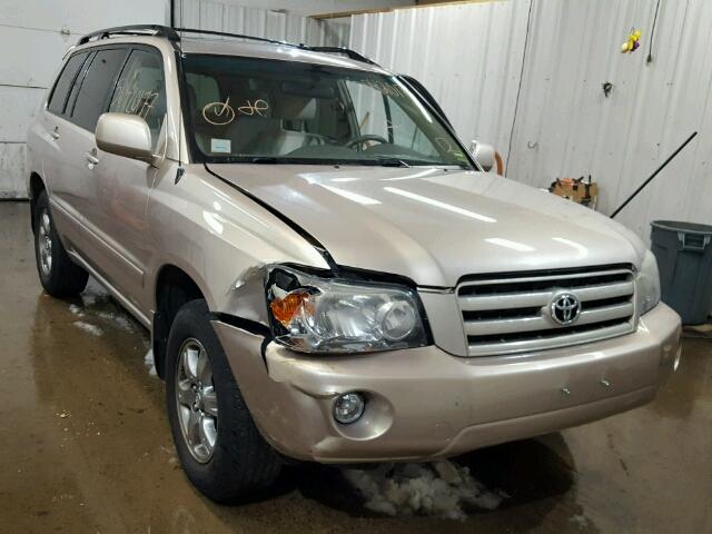 JTEDP21A070137607 - 2007 TOYOTA HIGHLANDER TAN photo 1