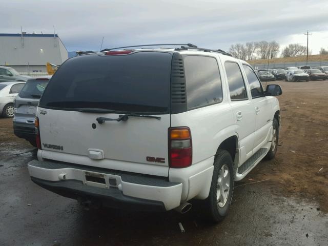 1GKEK63U91J208895 - 2001 GMC DENALI WHITE photo 4