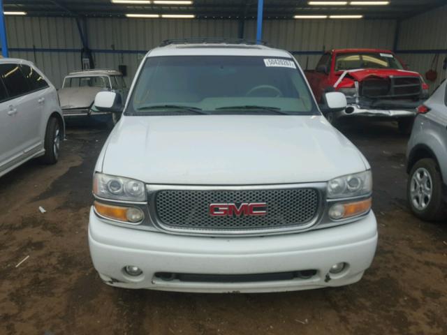 1GKEK63U91J208895 - 2001 GMC DENALI WHITE photo 9