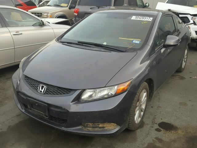 2HGFG3B89CH546761 - 2012 HONDA CIVIC EX GRAY photo 2