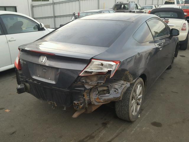 2HGFG3B89CH546761 - 2012 HONDA CIVIC EX GRAY photo 4