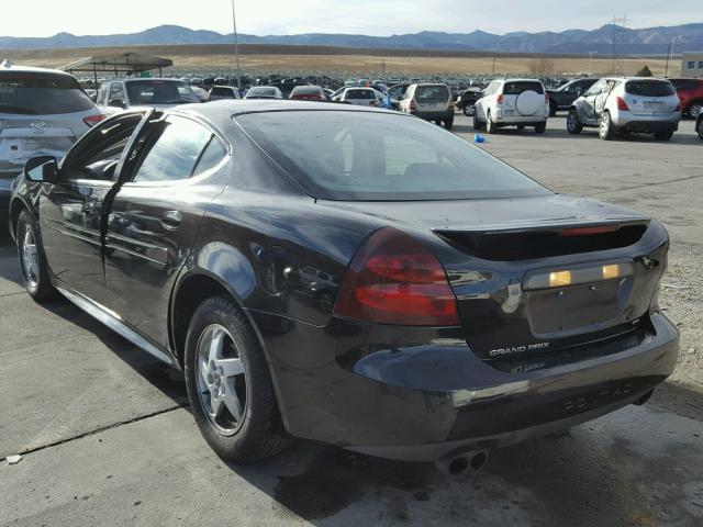 2G2WS522241315588 - 2004 PONTIAC GRAND PRIX BLACK photo 3