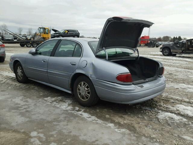 1G4HP52K75U189722 - 2005 BUICK LESABRE CU BLUE photo 3