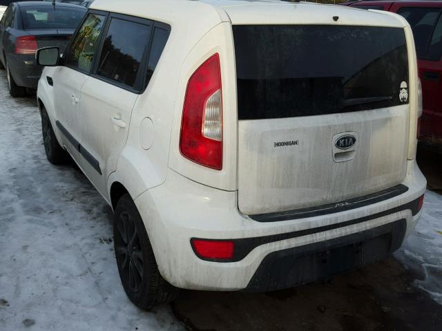 KNDJT2A60C7377899 - 2012 KIA SOUL + WHITE photo 3