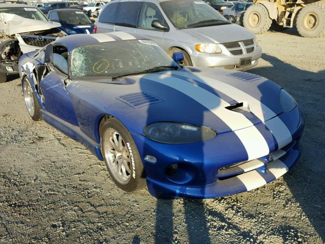 1B3ER69E2TV200996 - 1996 DODGE VIPER GTS BLUE photo 1