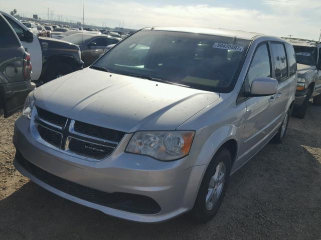 2D4RN3DG4BR656893 - 2011 DODGE GRAND CARA SILVER photo 2