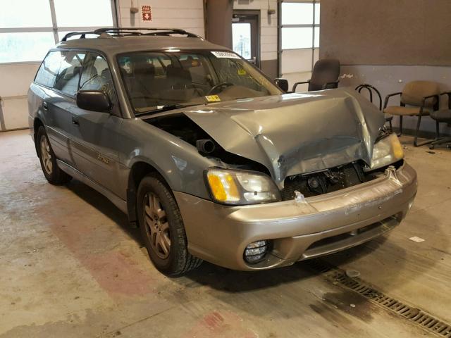 4S3BH675837659610 - 2003 SUBARU LEGACY OUT GRAY photo 1