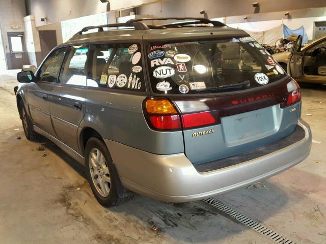 4S3BH675837659610 - 2003 SUBARU LEGACY OUT GRAY photo 3