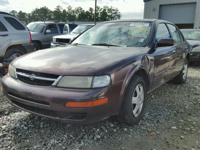 JN1CA21D0VM520001 - 1997 NISSAN MAXIMA GLE PURPLE photo 2