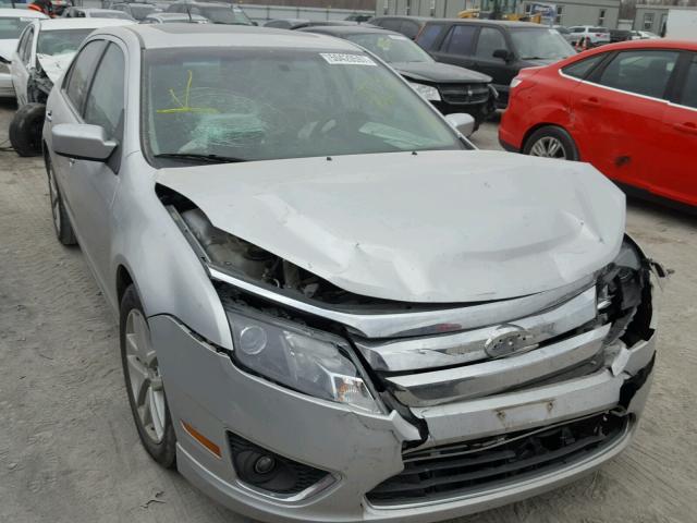 3FAHP0JA2BR318488 - 2011 FORD FUSION SEL SILVER photo 1