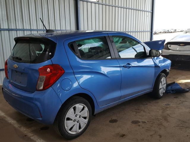 KL8CB6SAXHC734843 - 2017 CHEVROLET SPARK LS BLUE photo 4