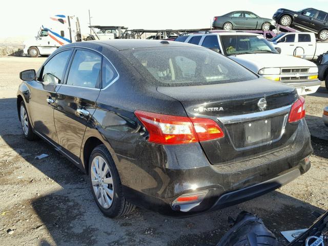 3N1AB7AP4GL644202 - 2016 NISSAN SENTRA S BLACK photo 3