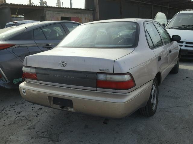 1NXBA02E9TZ418466 - 1996 TOYOTA COROLLA BEIGE photo 4