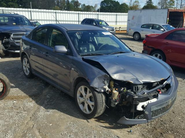 JM1BK323781826698 - 2008 MAZDA 3 S GRAY photo 1