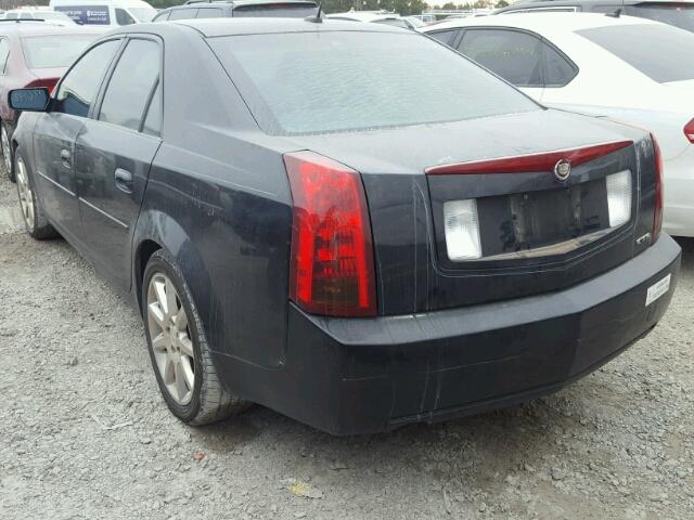 1G6DP577070146652 - 2007 CADILLAC CTS HI FEA BLACK photo 3