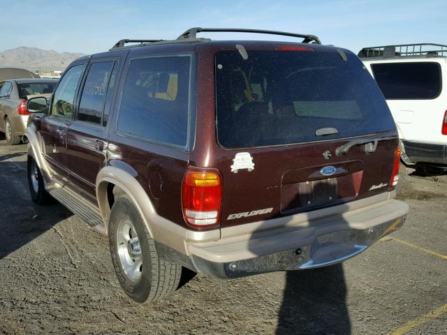 1FMDU64E3YZA96403 - 2000 FORD EXPLORER E BURGUNDY photo 3