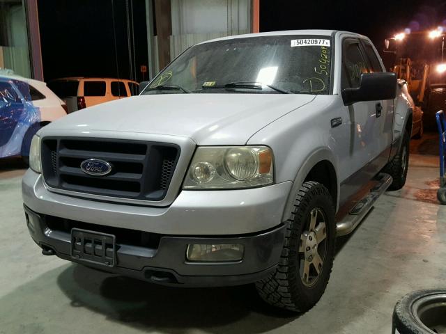 1FTPX04584KB01183 - 2004 FORD F150 SILVER photo 2