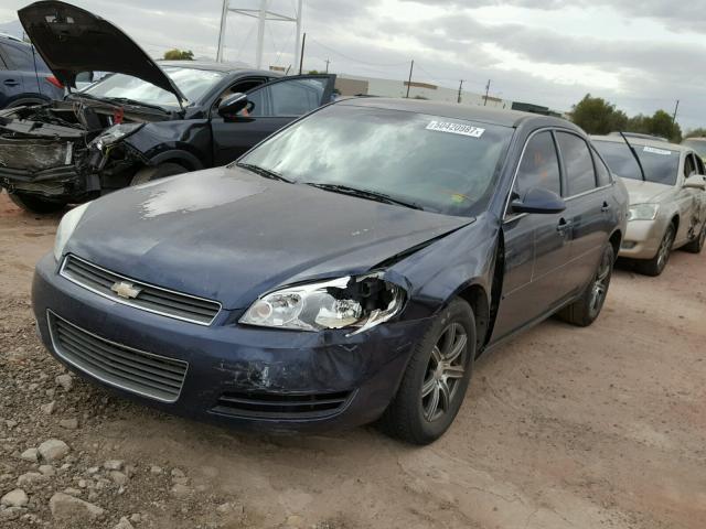 2G1WB58K879203315 - 2007 CHEVROLET IMPALA LS BLUE photo 2