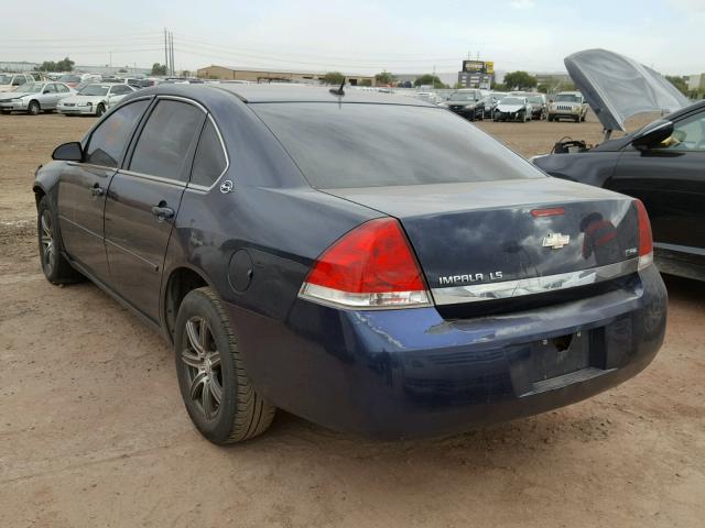 2G1WB58K879203315 - 2007 CHEVROLET IMPALA LS BLUE photo 3