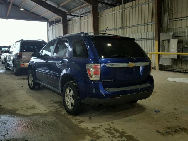 2CNDL63F376006481 - 2007 CHEVROLET EQUINOX LT BLUE photo 3