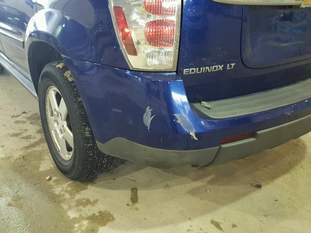 2CNDL63F376006481 - 2007 CHEVROLET EQUINOX LT BLUE photo 9