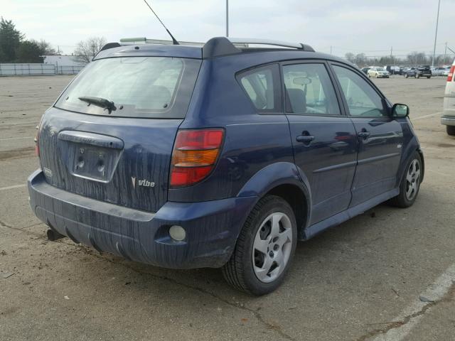 5Y2SL658X6Z426641 - 2006 PONTIAC VIBE BLUE photo 4