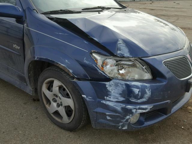 5Y2SL658X6Z426641 - 2006 PONTIAC VIBE BLUE photo 9